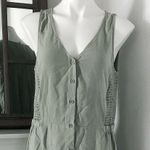 Anthropologie ’s Cloth & Stone Dress Button Front Maxi Green Size M New w/o Tag Photo 4