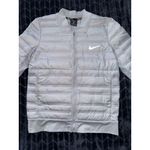 Nike Women's Aeroloft Running Down Fill Jacket Grey Full Zip Size Xsmall Photo 1