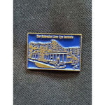 VTG Lions Club Gold Tone Blue Enamel Lapel Hat Pin Badge Brooch Eye Inst… Photo 2