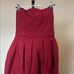 House Of CB  Pandora Berry Strapless Detachable Bow Red Maxi Dress Size L Photo 5