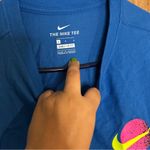 Nike Dri-FIT Blue Tee with Neon Graphic size L Photo 2