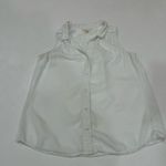 Cloth & Stone  White Sleeveless Button Down Top Size S Photo 0