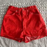 Wrangler Vintage  Silverlake Red Denim Cowgirl Shorts Photo 1