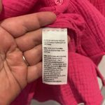 Chico's Double Cotton Gauze Pink Lagenlook Top Womens Vanity Size 1 8/10 Beachy Photo 6