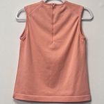 Givenchy Vintage Women's 36 Sleeveless Square Neck Tank Top Ribbed Summer Peach Photo 1