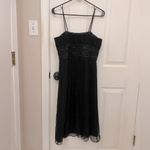 Laundry by Shelli Segal Vintage Y2K Silk Spaghetti Strap Empire Waist Dress Photo 6