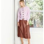 Who What Wear Womens  Lilac Purple Puff Sleeve Cardigan Sweater - Sz XXL Photo 1