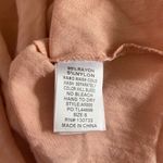 Umgee Light Peach Collared Raw Hem Short Sleeve Mini Utility Dress Photo 8