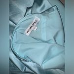 Mother of All Roxy halter mini drape silk light blue Dress medium Photo 6