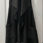 Moda  Dark Gray Sleeveless Vest Women’s One Size Photo 0