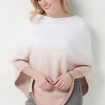 Barefoot Dreams  CozyChic Ultra Lite Ocean Breeze Poncho Ombre Rose Mist One Size Photo 0