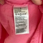 Old Navy Sparkle Berry Pink The Boyfriend Shirt Size L Linen Blend Photo 4