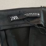 ZARA  Satin Black Mini Dress With Sparkling Straps Photo 7