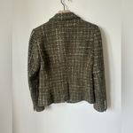 Generation Love Womens Delilah Tweed Double Breasted Blazer XS Army Green Multi Photo 2