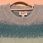 Candace Cameron Bure Teal Ombre Women's Sweater Blue Photo 5