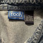 Disney Vintage Winnie The Pooh Denim Sleeveless Shirt Women’s L Photo 6