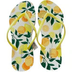 Old Navy  Lemons Sugarcane-Blend Flip-Flop Sz 7 Photo 0