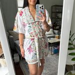 Farm Rio  Floral Insects Belted Romper, Sz Small Photo 3