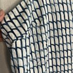 Nic+Zoe Lattice Live In Tank Top Blue White Size 3X Rayon Preppy Casual Office Photo 4