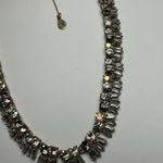Loft Pink Clear & AB Aurora Borealis Rhinestone Gold Tone Necklace Photo 5