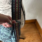 BOHO Paisley & Fringe Crossbody Tote Bag Blue Photo 6