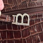 Bisou Bisou Brown Textured Shoulder Bag with Metallic Accents Photo 1