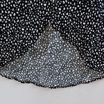 Urban Romantics Black Silver Wrap Midi Skirt Photo 4