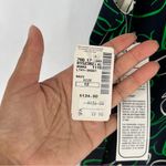 Peter Nygard  Silk Green Navy Sleeveless Scribble Printed Women's Tank Top‎ 12 Photo 8