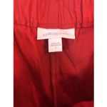 J. Jill Linen Stretch Rust Crop Pants with Belt Photo 4