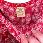 Faded Glory  Women Large Eyelet Bandana Patchwork Paisley Off The Shoulder Rodeo Photo 2