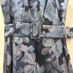 Alex Evenings  Navy Floral A Line Mother of the Groom/Bride Dress Photo 2