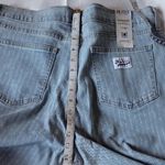 Levi's LEVI Strauss Boyfriend Light Blue Striped Women's Jeans Size 12 /W31 Photo 9