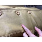 Fingerhut Vegan leather Jacket gun Mustard vintage 1970s Tan Size 14 Photo 6