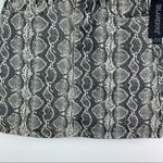 BLANK NYC The Jane Python Snakeskin Print Denim Mini Skirt 24 NWT Photo 4