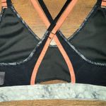 Brooks  Black and Gray Marble Print Women's Sports Bra Photo 11