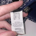 Nip Tuck Nautical Foil Joanne One Piece Swimsuit Women Size 6 Ruched Lined Boho Blue Photo 8