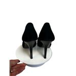 Jessica Simpson  open toed suede heels - some cracking inside sz 9.5 4” heels Photo 1
