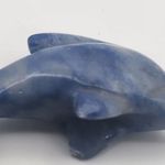Blue Aventurine Carved Dolphin Pendant Photo 6