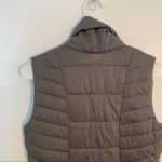 CALIA Asymmetric High Collar Quilted Vest Gray Photo 10