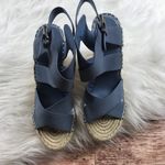 Joie NEW ‎ kaelyn espadrilles wedge sandals blue Photo 4