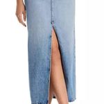 Derek Lam 10 Crosby Cotton High Rise Denim Maxi Skirt Photo 1