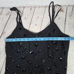 J.Crew  Collection Black Sequin Crystal Embellished Slip Dress Size 8‎ Photo 5