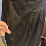 Loft  black ruffle faux wrap dress Sz 6 Petite Photo 2