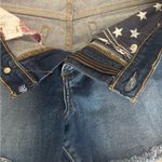Rock & Republic  Cutoff Denim Shorts American Flag Stars Size 6 Photo 2