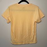 Lanvin Peach Orange Bubble Letter Tee Slogan Print Paris Women's size Medium Photo 5