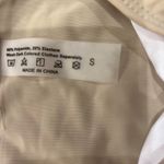 SheIn Tan Strapless Ruffle Bikini Photo 2