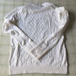 Lululemon White Cable Knit Sweater Photo 5