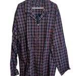 Ralph Lauren   Plaid Sleep Shirt Dress Size XL NEW Blue, Red Photo 0