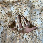 Chic Soul  Plus 3X Midi Dress Peek-A-Boo Midriff Ruched Bust Sleeveless Mandala Photo 4