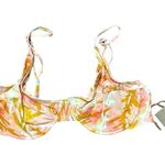 Stone Fox Swim NWT Conch Bikini Top - Hot Tropix Print Size XL Photo 2